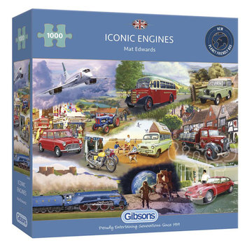 Gibsons Gibsons Iconic Engines Puzzle 1000pcs