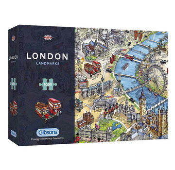 Gibsons Gibsons London Landmark Puzzle 1000pcs
