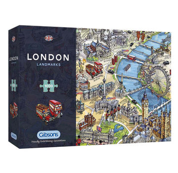 Gibsons Gibsons London Landmarks Puzzle 1000pcs