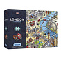 Gibsons London Landmark Puzzle 1000pcs
