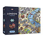 Gibsons London Landmarks Puzzle 1000pcs