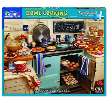 White Mountain White Mountain Home Cooking Puzzle 1000pcs