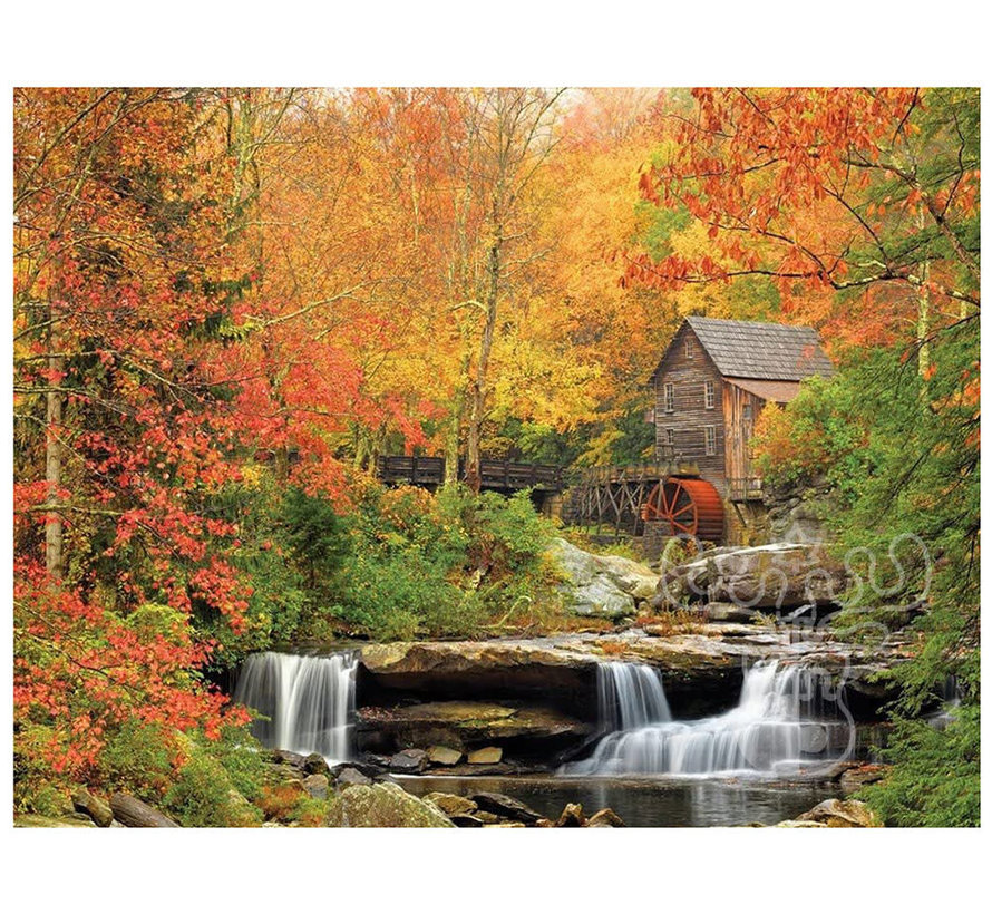White Mountain Old Gristmill Puzzle 1000pcs