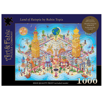 Art & Fable Puzzle Company Art & Fable Land of Rutopia Puzzle 1000pcs