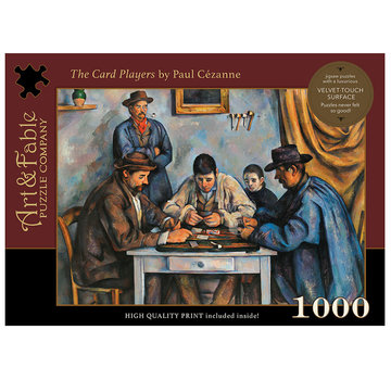 Art & Fable Puzzle Company Art & Fable The Card Players Puzzle 1000pcs