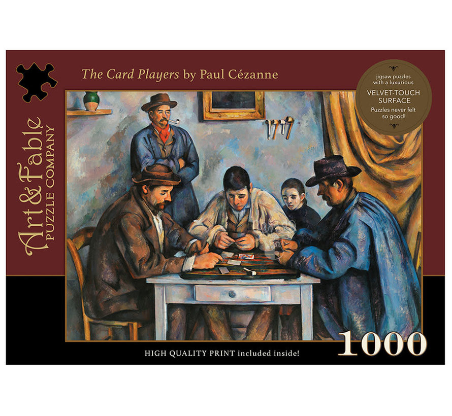 Art & Fable The Card Players Puzzle 1000pcs