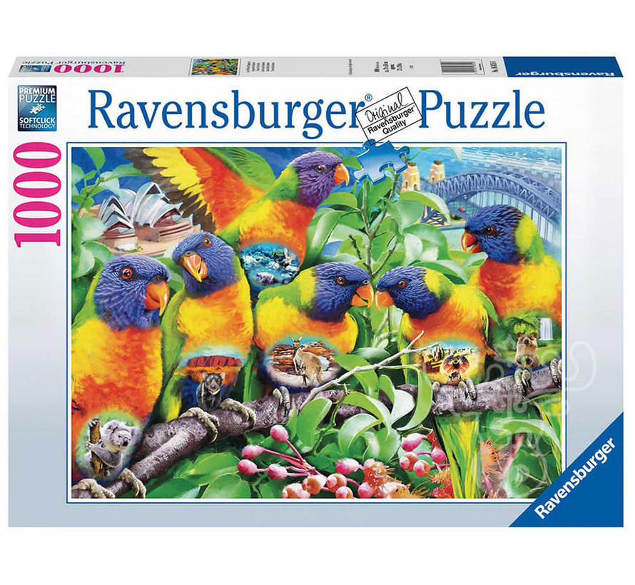 Ravensburger Land of the Lorikeet Puzzle 1000pcs RETIRED