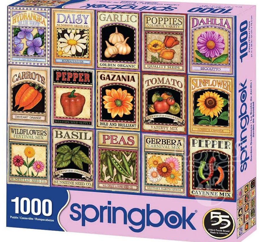 Springbok Garden Goodness Puzzle 1000pcs