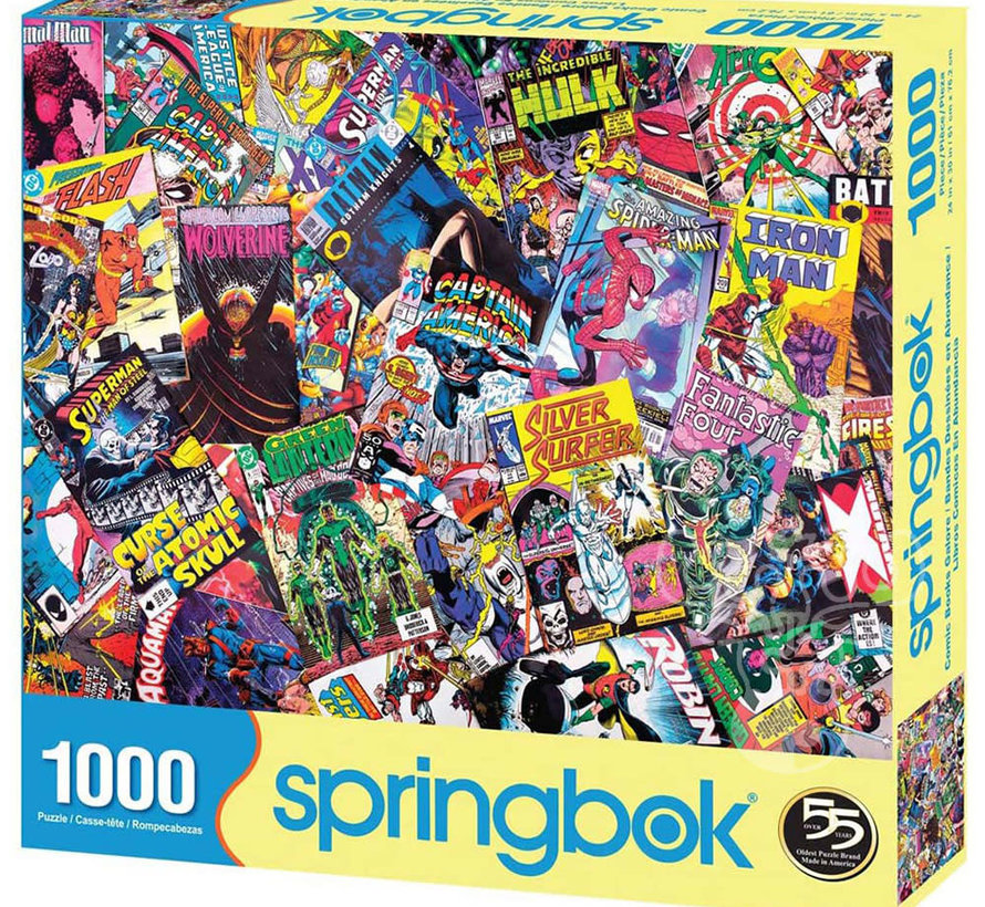 Springbok Comic Books Galore Puzzle 1000pcs