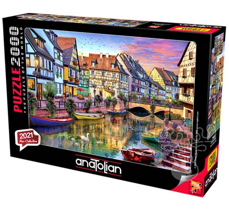 Anatolian Colmar Canal Puzzle 2000pcs