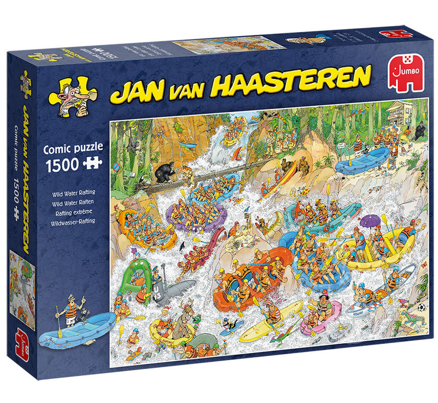 Jumbo Jan van Haasteren - Wild Water Rafting Puzzle 1500pcs
