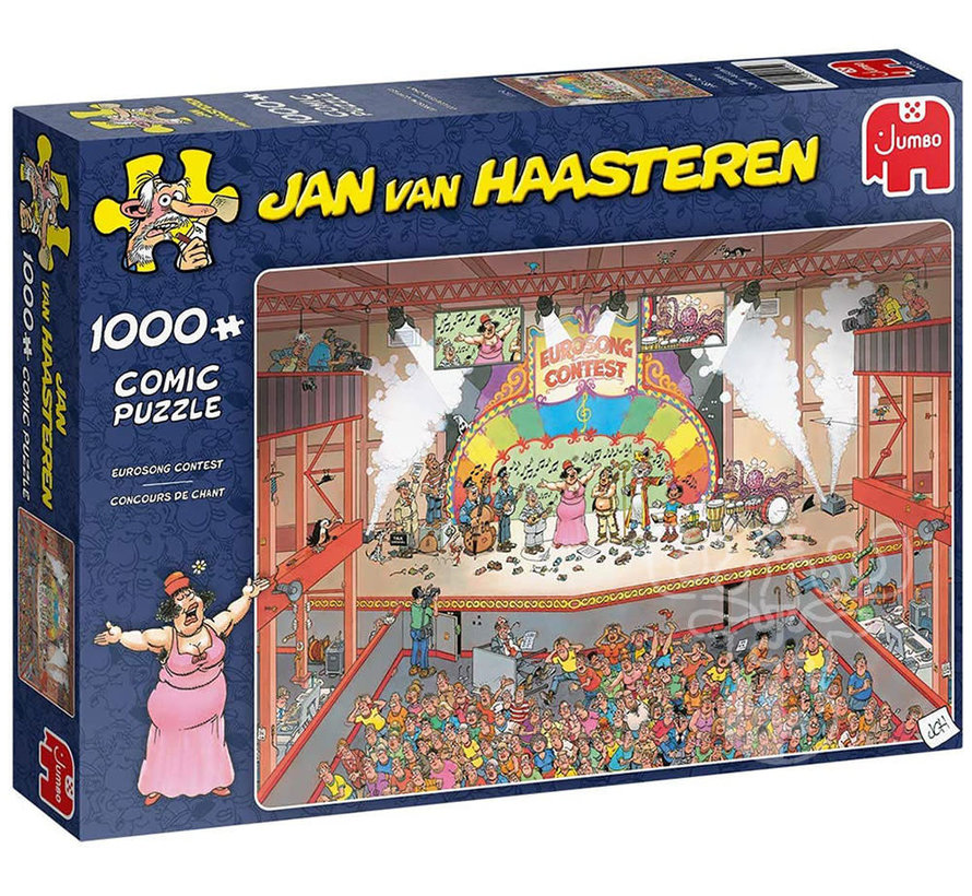 Jumbo Jan van Haasteren - Eurosong Contest Puzzle 1000pcs