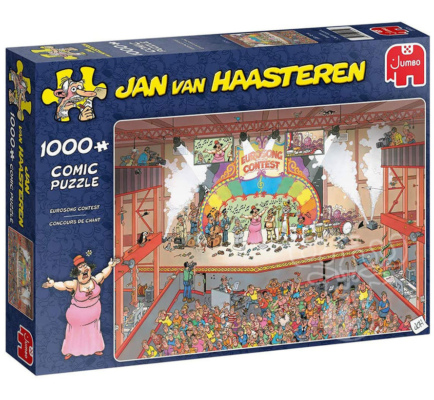 Jumbo Jan van Haasteren - Eurosong Contest Puzzle 1000pcs - ORIGINAL BOX SIZE