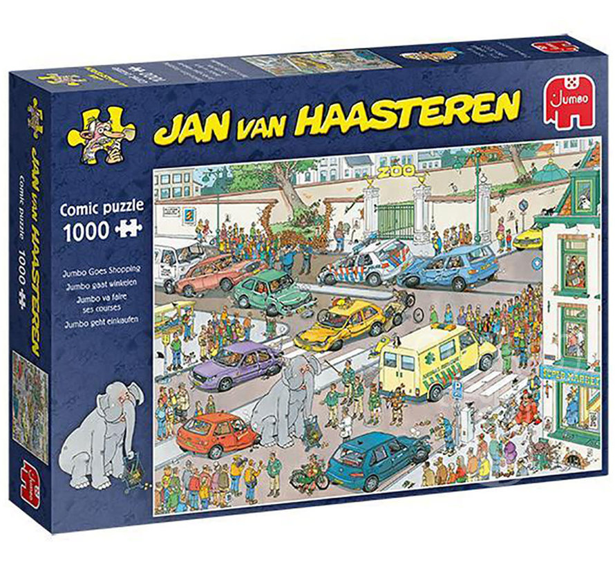 Jumbo Jan van Haasteren - Jumbo Goes Shopping Puzzle 1000pcs