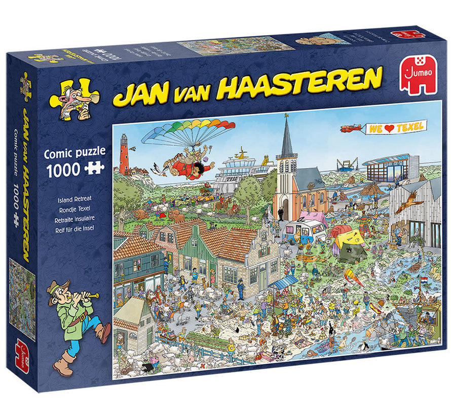 Jumbo Jan van Haasteren - Island Retreat Puzzle 1000pcs