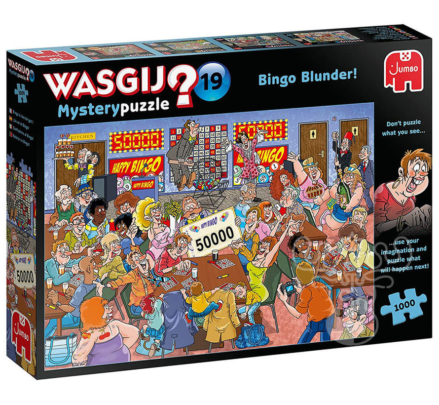 Jumbo Wasgij Mystery 19 Bingo Blunder! Puzzle 1000pcs