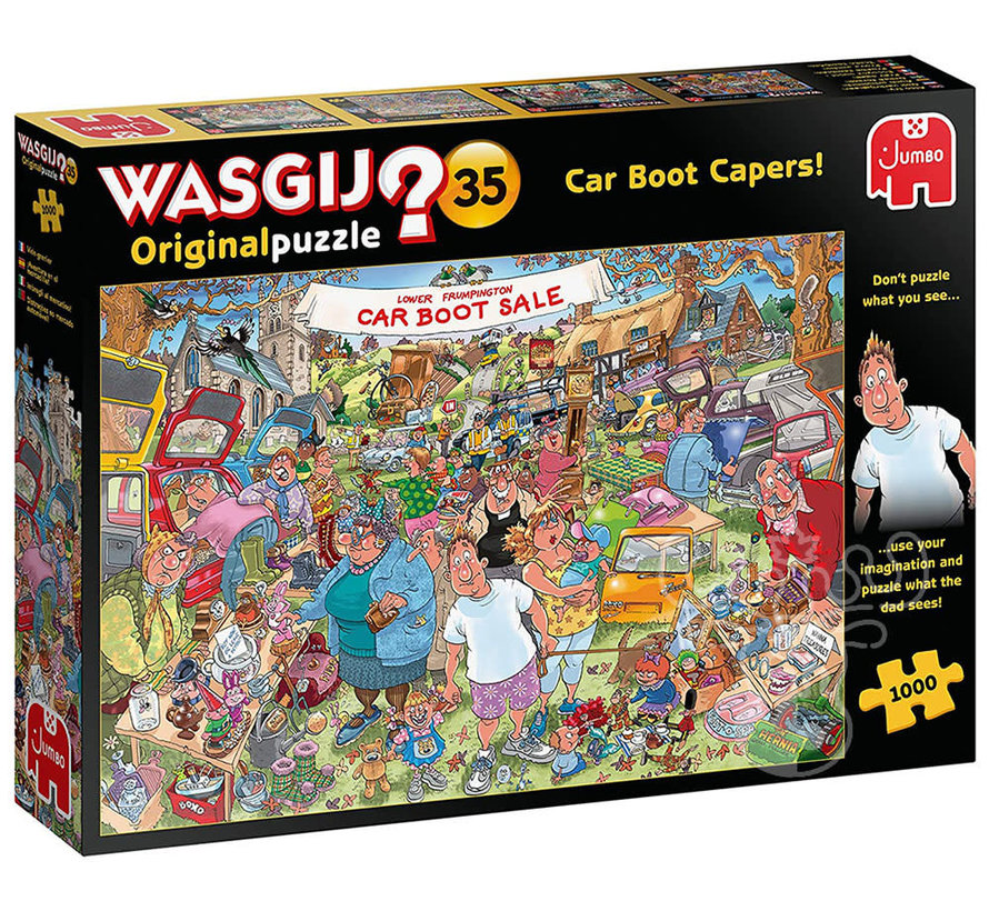 Jumbo Wasgij Original 35 Car Boot Capers! Puzzle 1000pcs