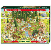 Heye Heye Funky Zoo: Black Forest Habitat Puzzle 1000pcs