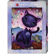 Heye Heye Dreaming, Black Kitty Puzzle 1000pcs