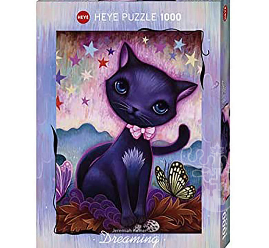 Heye Dreaming, Black Kitty Puzzle 1000pcs
