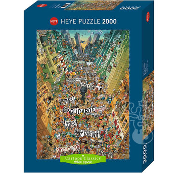 Heye Heye Cartoon Classics Protest Puzzle 2000pcs