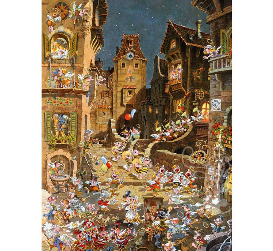 Heye Romantic Town: By Night Puzzle 1000pcs