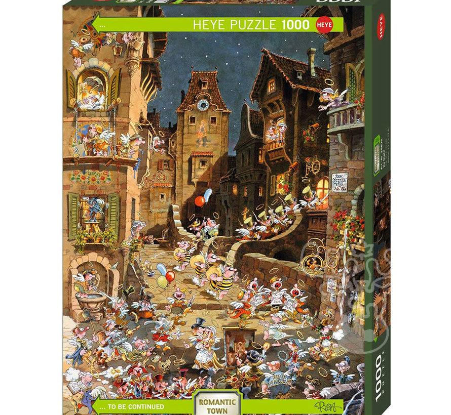 Heye Romantic Town: By Night Puzzle 1000pcs