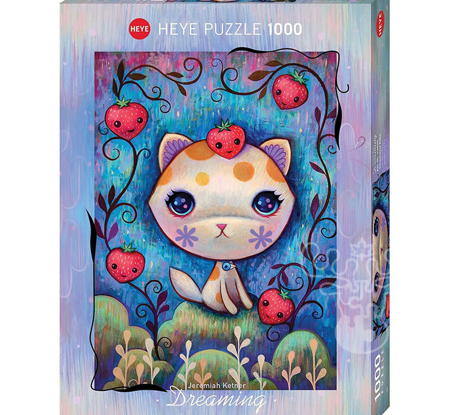 Heye Dreaming, Strawberry Kitty Puzzle 1000pcs