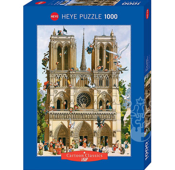 Heye Heye Cartoon Classics Vive Notre Dame! Puzzle 1000pcs