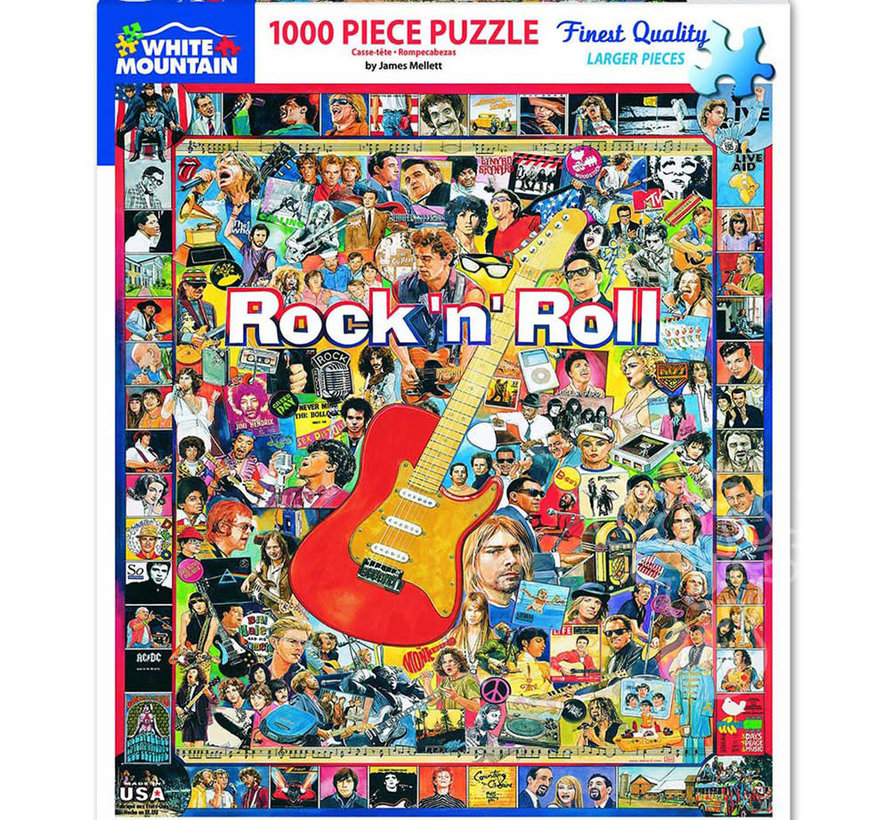 White Mountain Rock 'n' Roll Puzzle 1000pcs