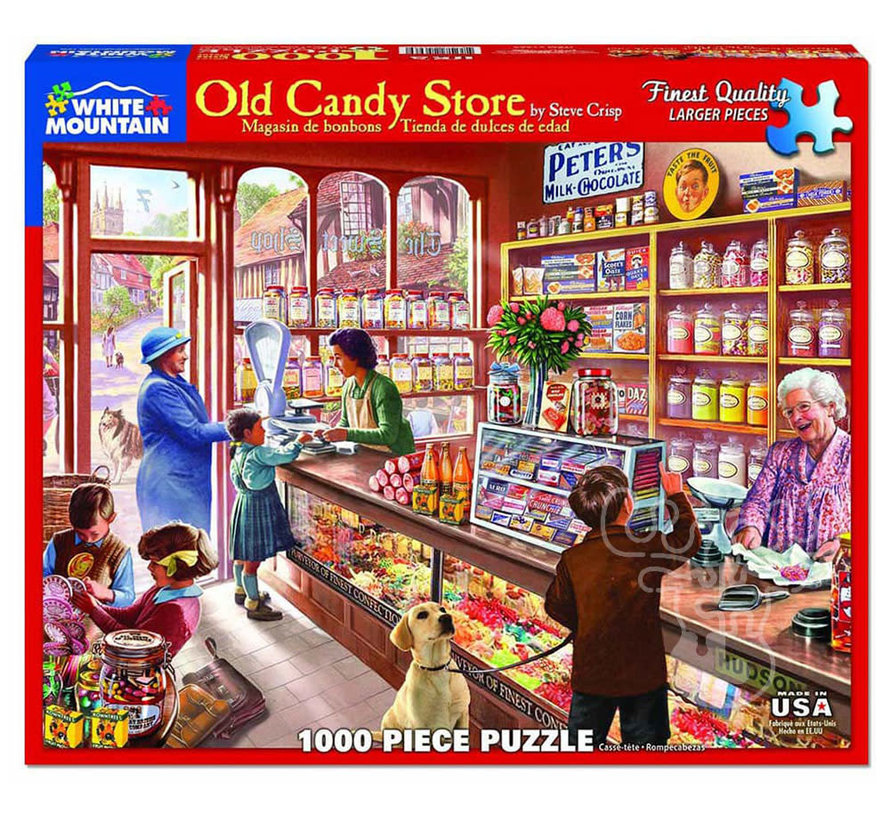 White Mountain Old Candy Store Puzzle 1000pcs