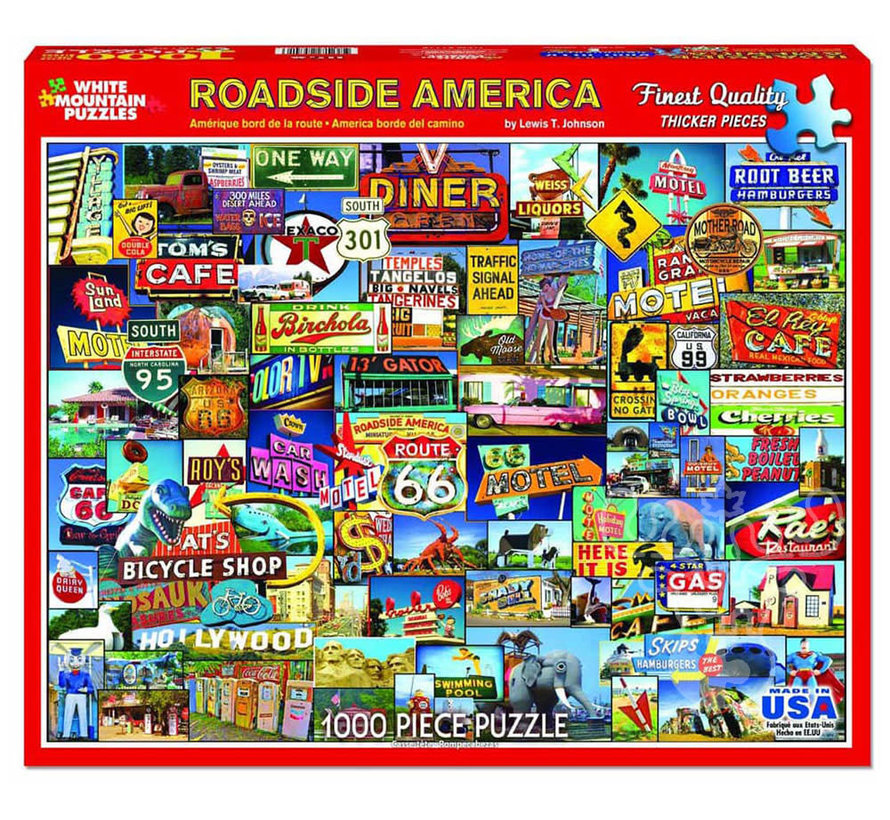 White Mountain Roadside America Puzzle 1000pcs