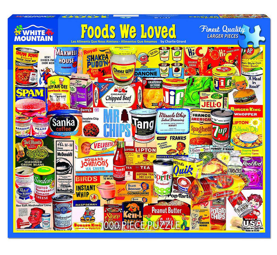 White Mountain Foods We Loved Puzzle 1000pcs