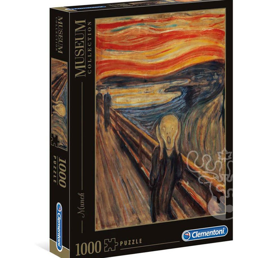 Clementoni Museum: Munch - The Scream Puzzle 1000pcs - ORIGINAL BOX SIZE