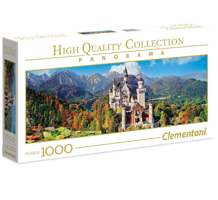 Clementoni Neuschwanstein Panorama Puzzle 1000pcs