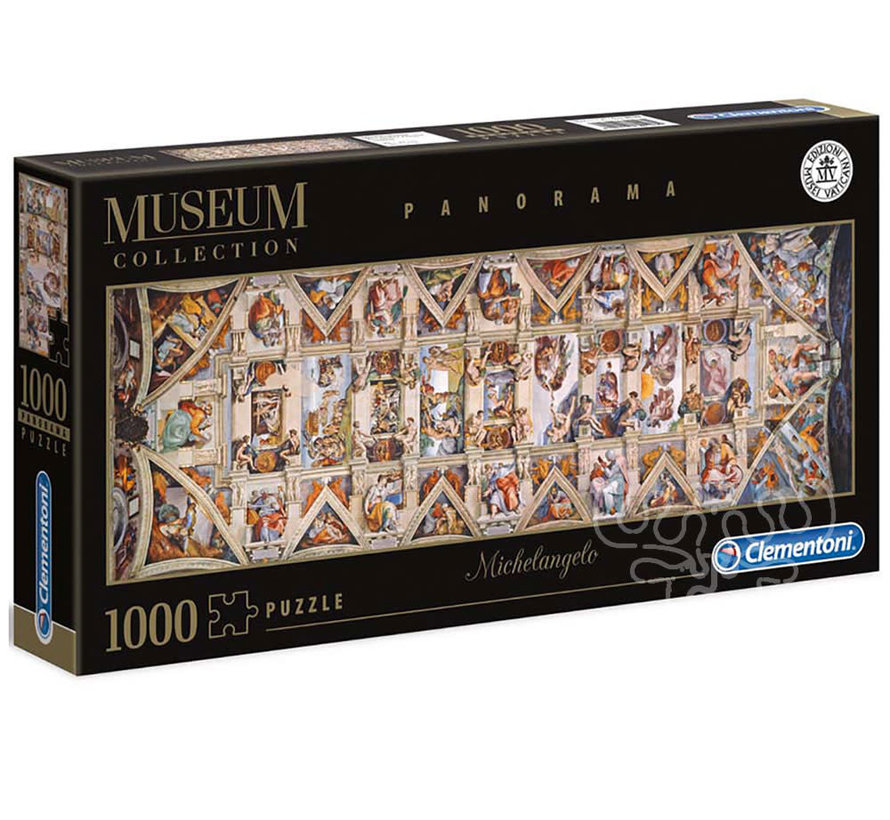 Clementoni Michelangelo - Cappella Sistina (Sistine Chapel) Panorama Puzzle 1000pcs