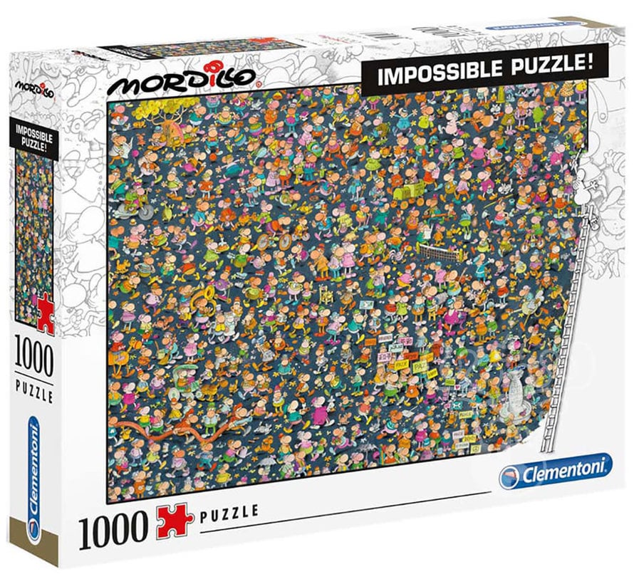 Clementoni Mordillo, Impossible Puzzle 1000pcs