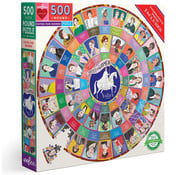 EeBoo eeBoo Votes for Women Round Puzzle 500pcs