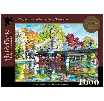 Art & Fable Puzzle Company Art & Fable Day in the Garden Puzzle 1000pcs