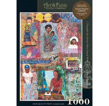 Art & Fable Puzzle Company Art & Fable I Thought the Streets  Were Paved with Gold Puzzle 1000pcs