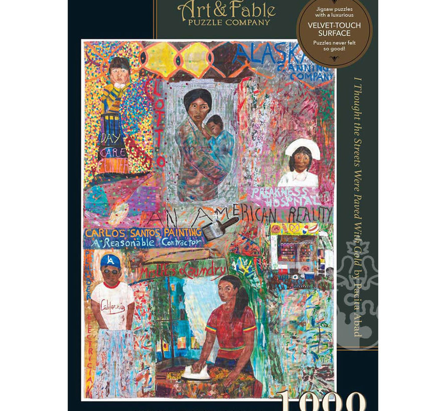 Art & Fable I Thought the Streets Were Paved with Gold Puzzle 1000pcs