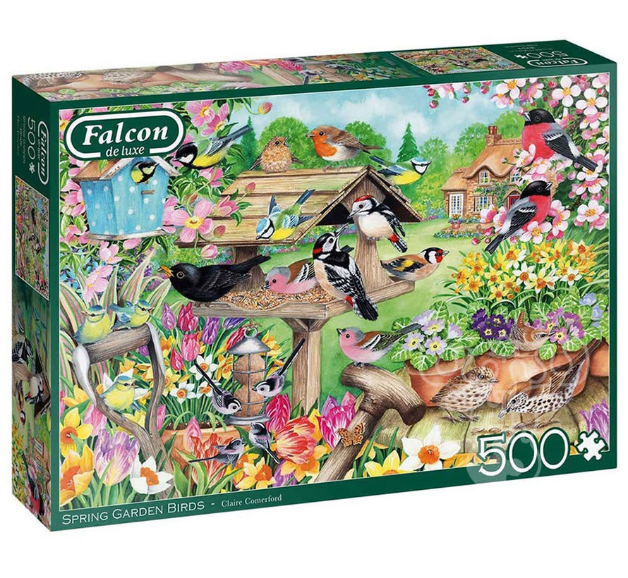 Falcon Spring Garden Birds Puzzle 500pcs
