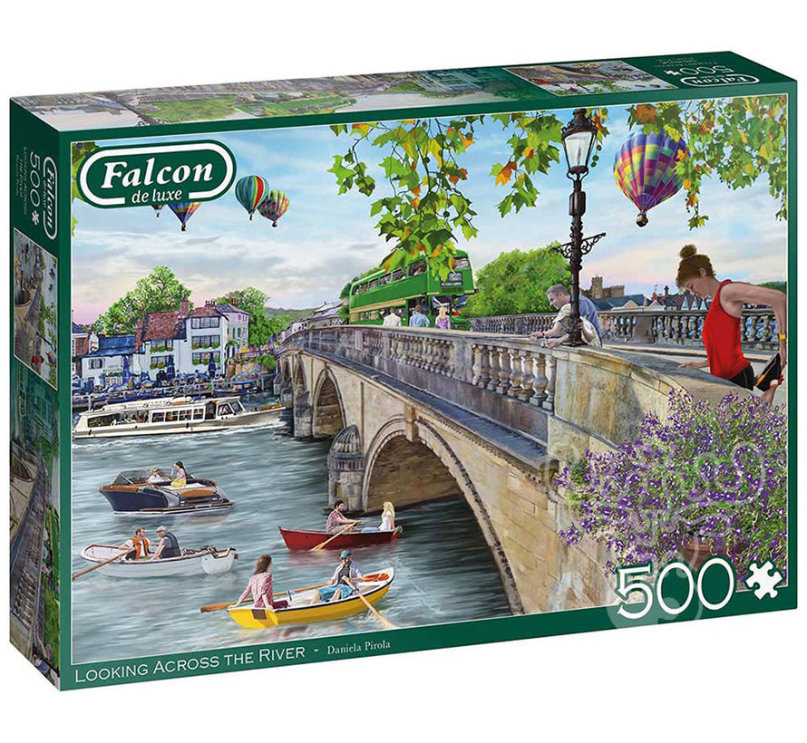 Falcon Looking Across the River Puzzle 500pcs