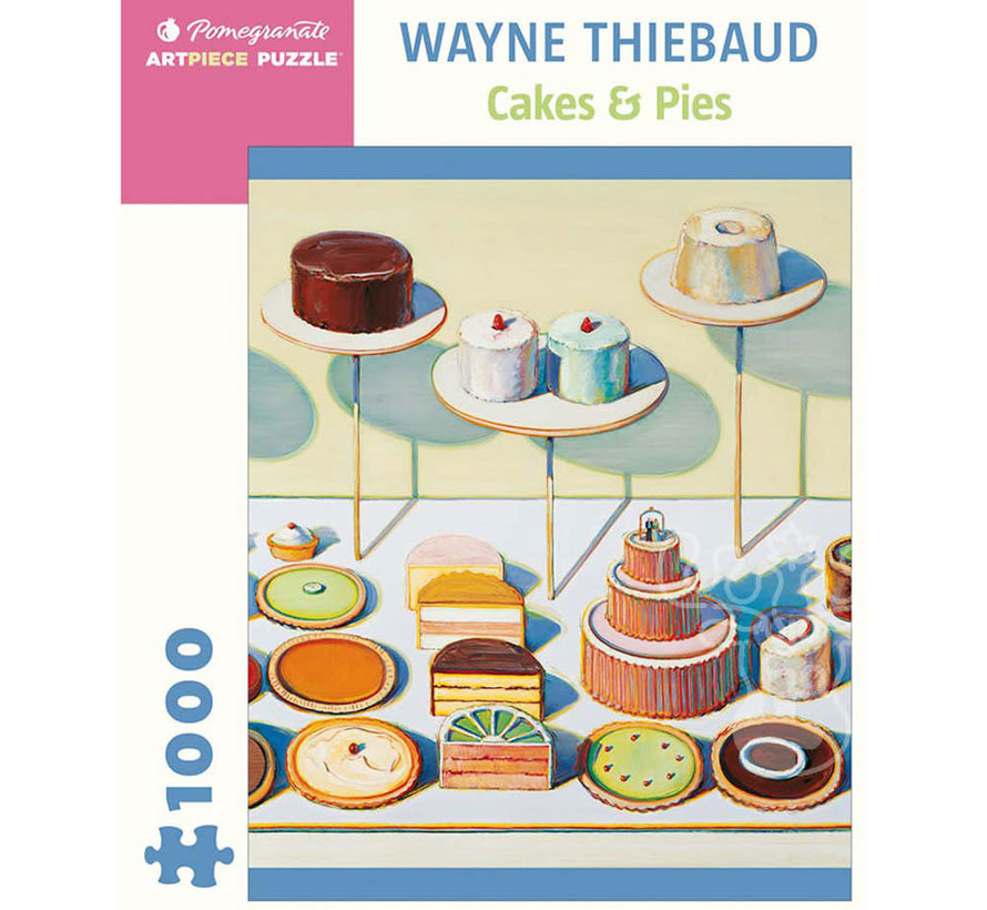 Pomegranate Thiebaud, Wayne: Cake & Pies Puzzle 1000pcs