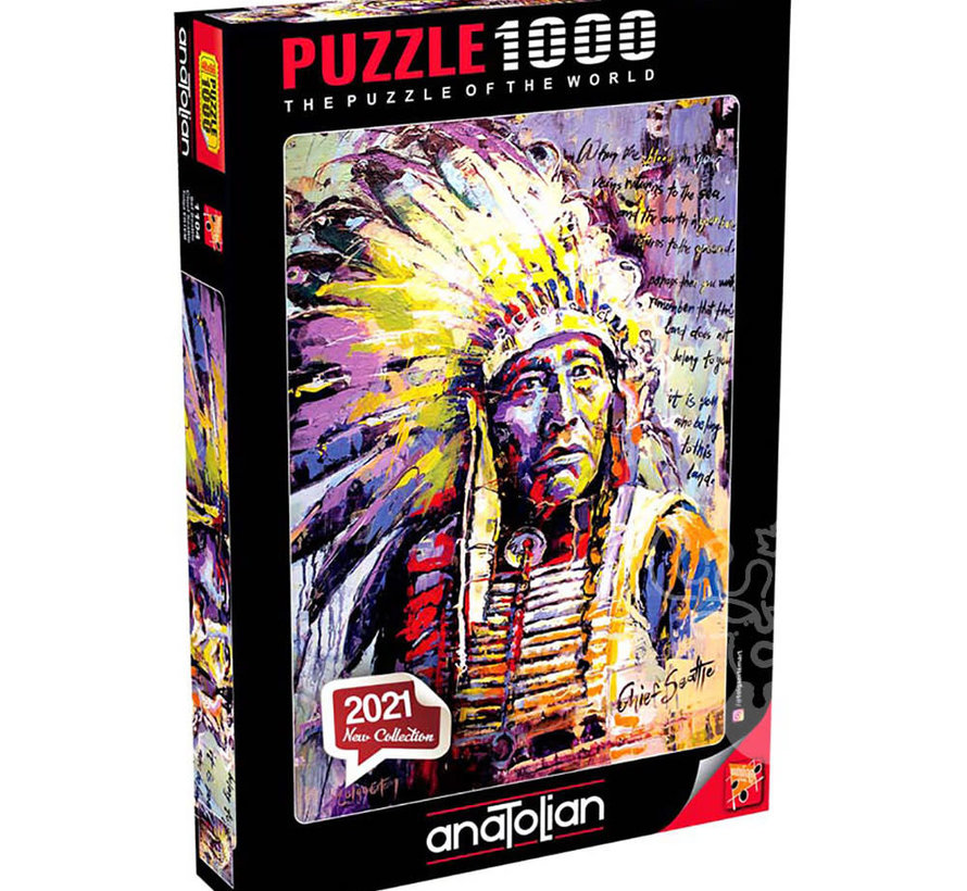 Anatolian Chief Seattle Puzzle 1000pcs RETIRED