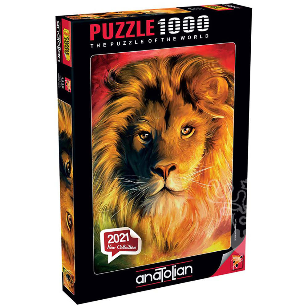 Round Jigsaw Puzzle Lion, 1000pcs.