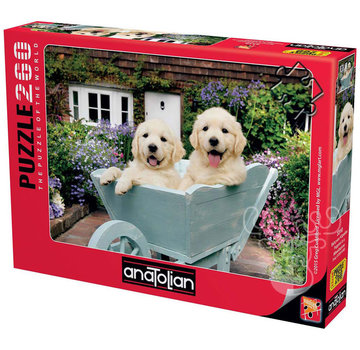 Anatolian Anatolian Puppies in a Wheelbarrow Puzzle 260pcs
