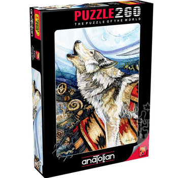 Anatolian Anatolian Howling Wolf Puzzle 260pcs