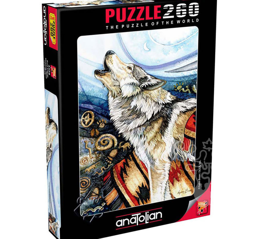 Anatolian Howling Wolf Puzzle 260pcs