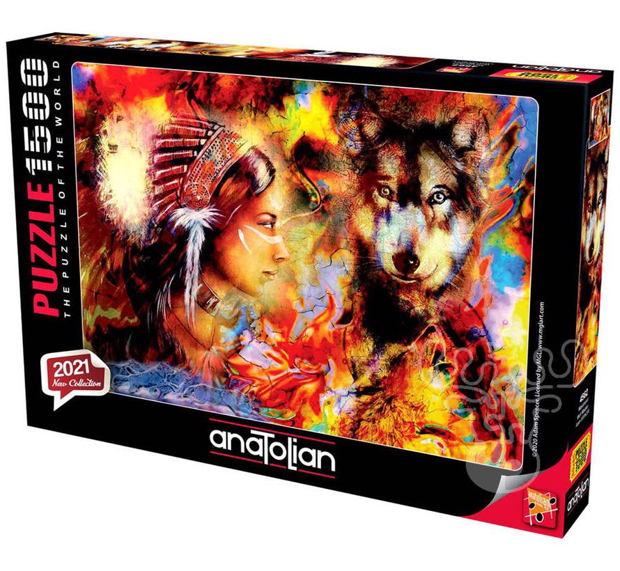 FINAL SALE Anatolian Wolf Maiden Puzzle 1500pcs RETIRED